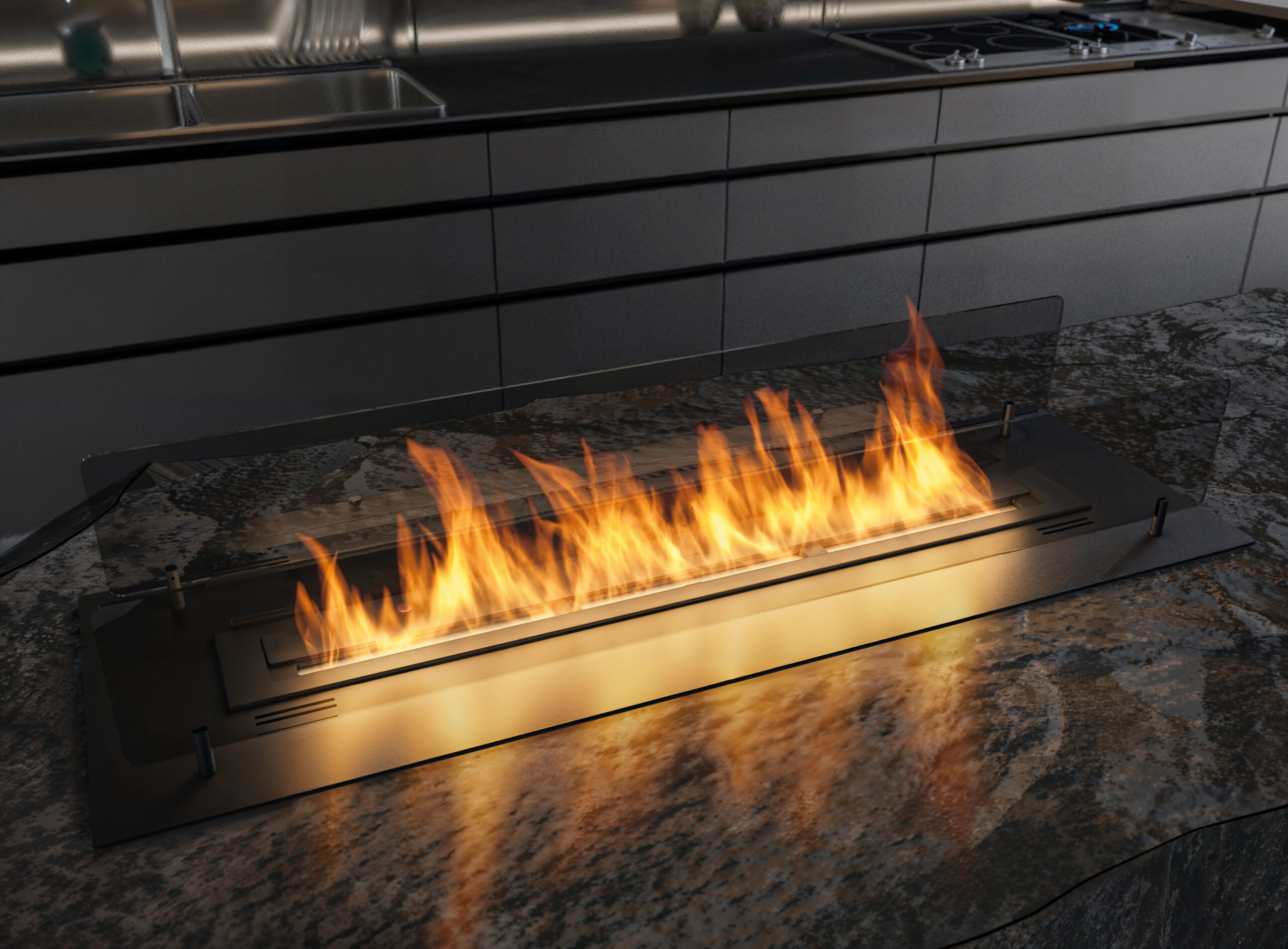 Supporto Insert Black da 60 cm a 120 cm