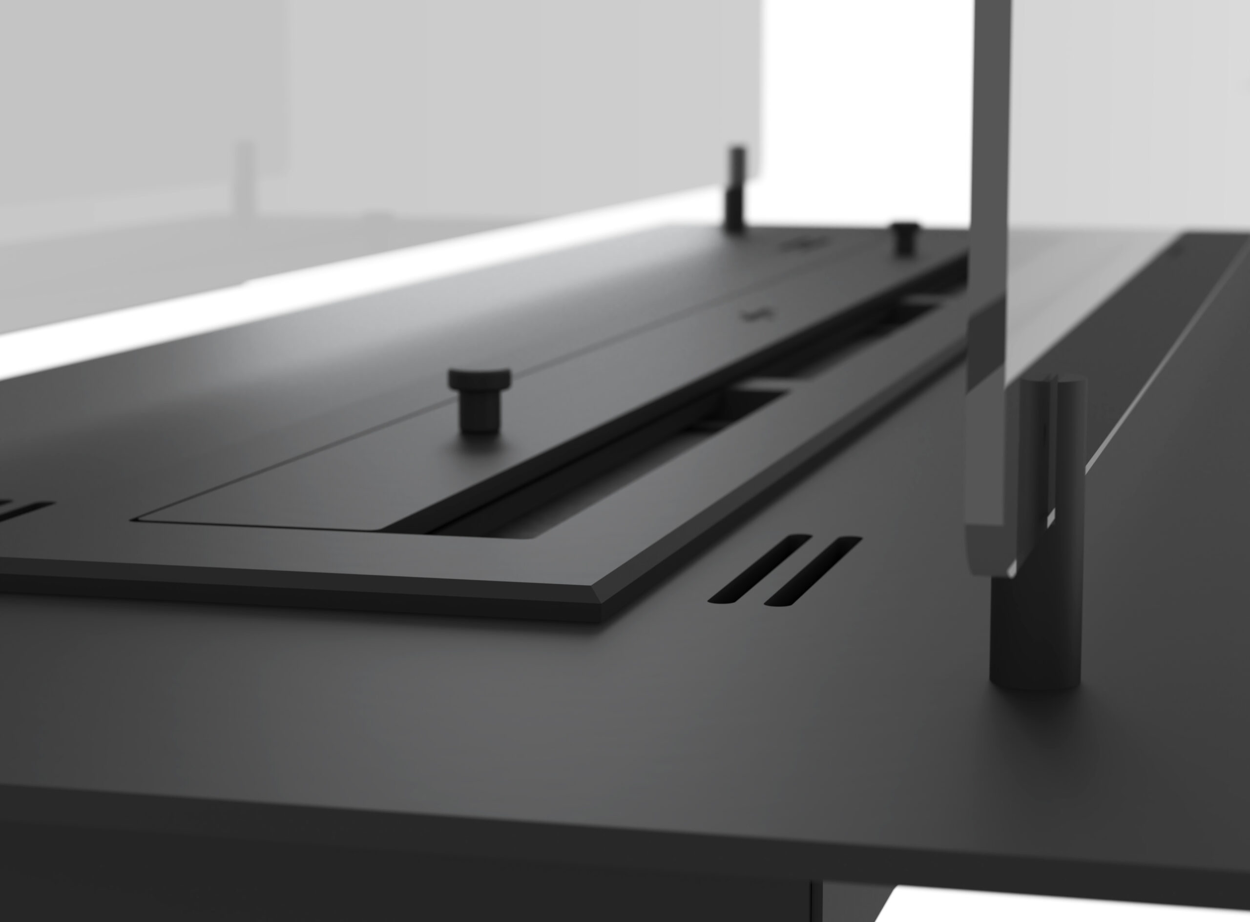 Supporto Insert Black da 60 cm a 120 cm