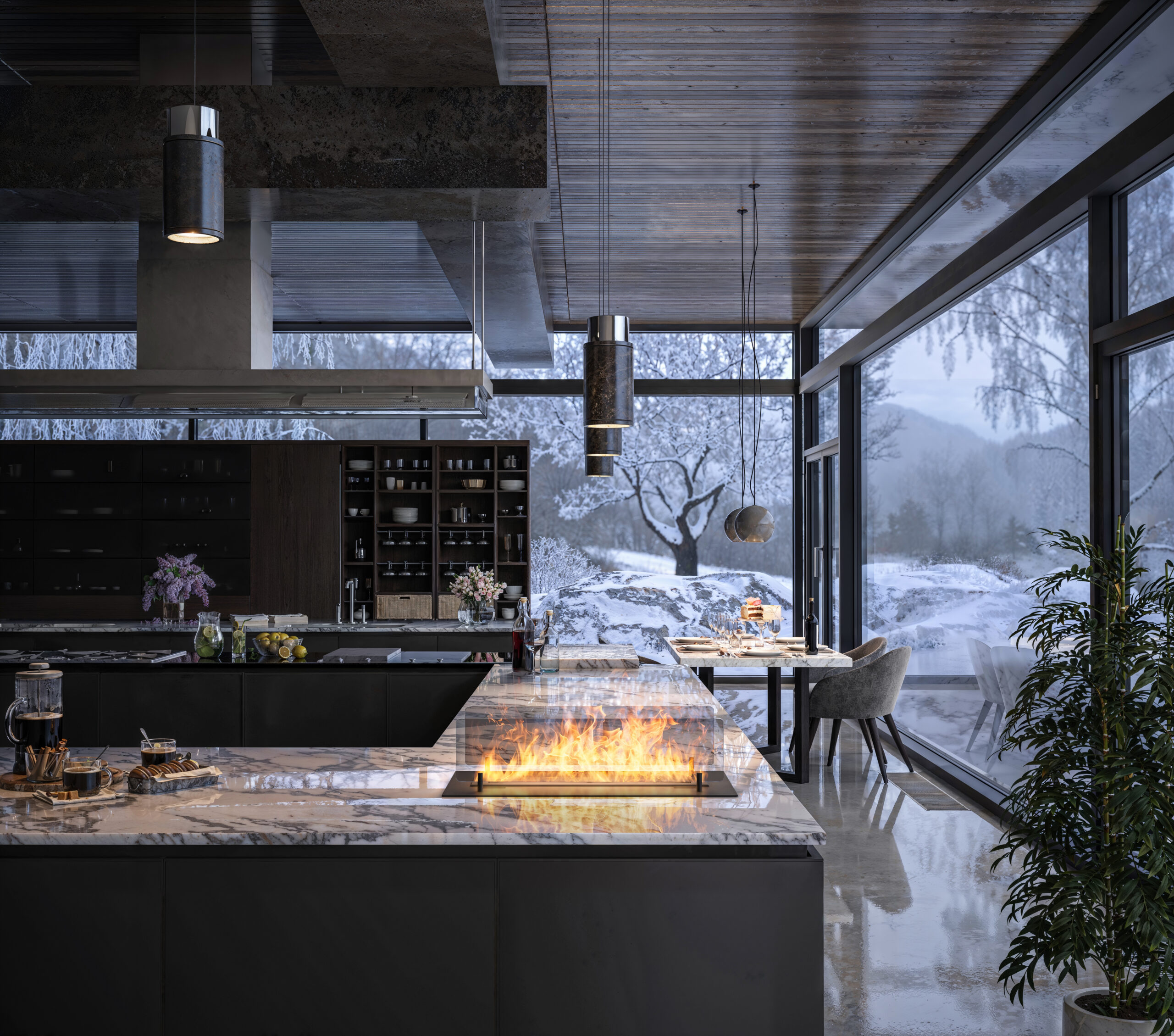 Supporto Insert Black da 60 cm a 120 cm