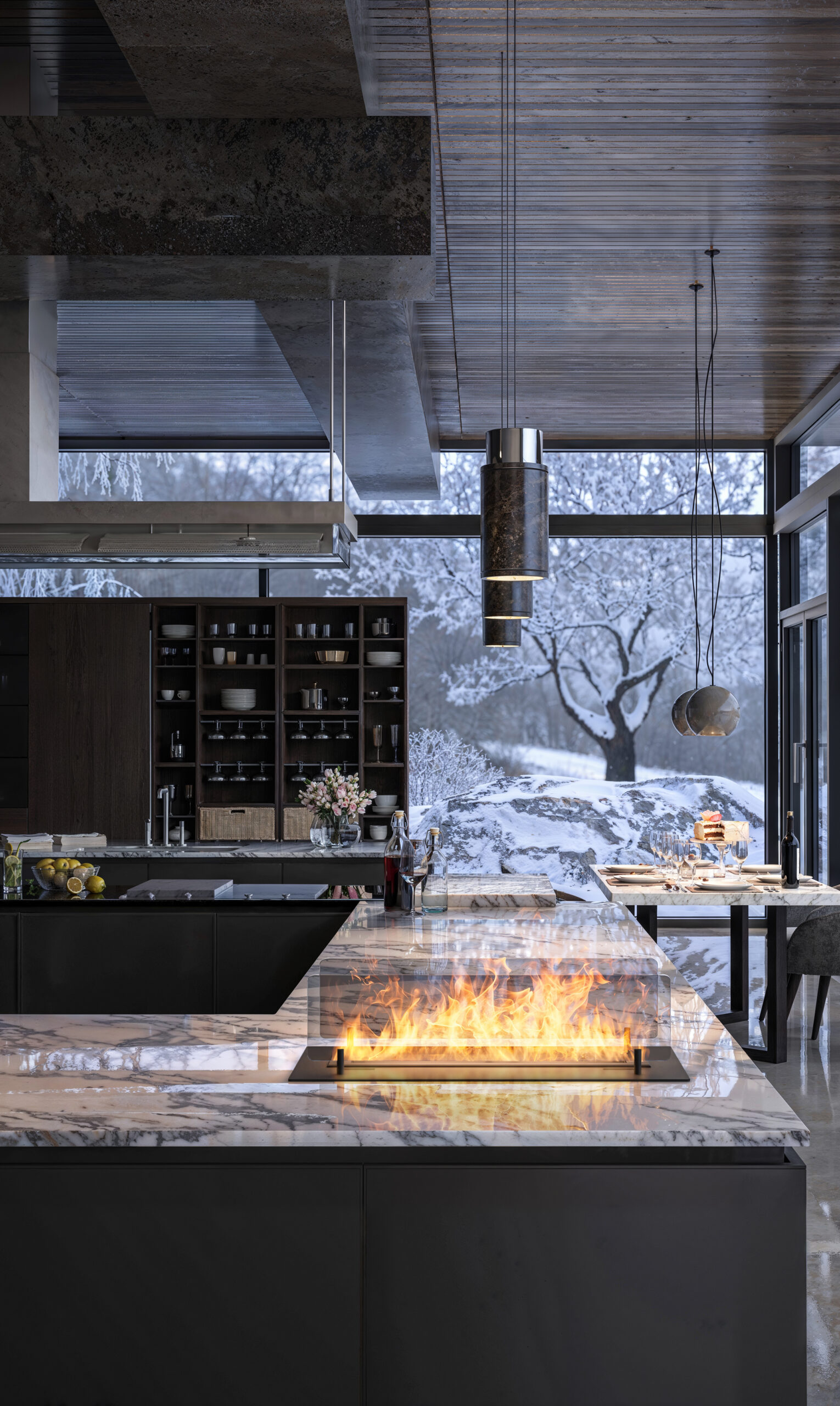 Supporto Insert Black da 60 cm a 120 cm